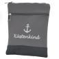 Preview: Handtasche Canvas Crossbag Anker Küstenkind Grau